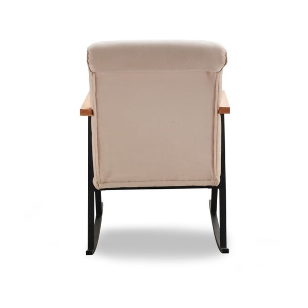 Krēmkrāsas atpūtas krēsls Yoka – Artie-image-3