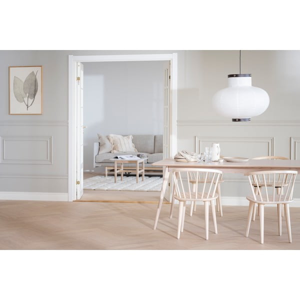 Izvelkams ēdamgalds ar ozolkoka imitācijas virsmu 190x90 cm Yumi – Rowico-image-2