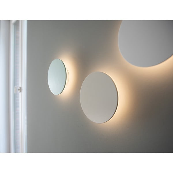 Gaiši dzeltens LED sienas apgaismojums ar taimeri/USB tālvadības pulti ø 19 cm Dot – Remember-image-3