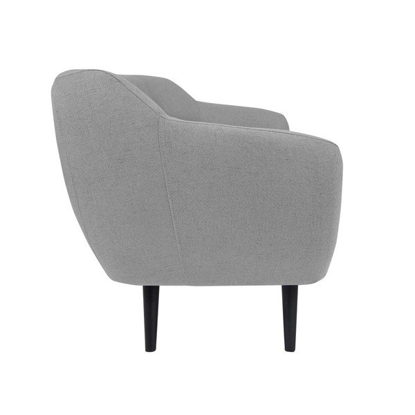 Gaiši pelēks divvietīgs dīvāns ar brūnām kājām Mazzini Sofas Piemont-image-1