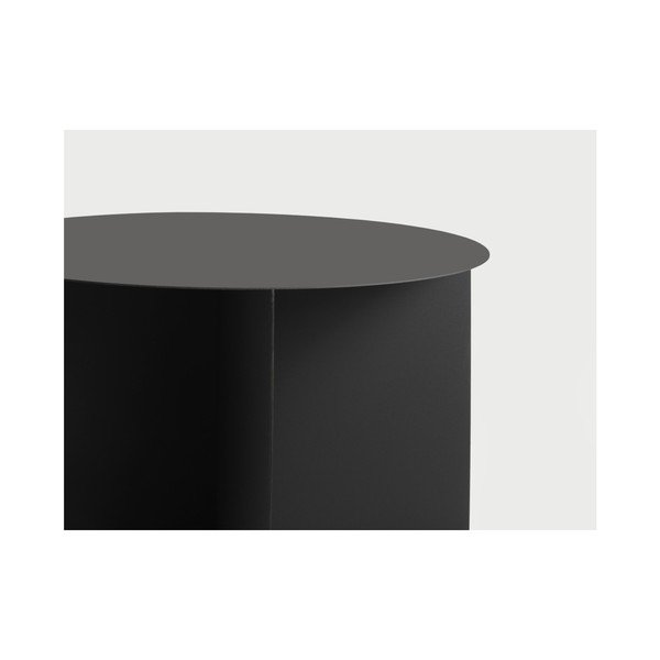 Melns kafijas galdiņš Custom Form Oli, ⌀ 70 cm-image-2