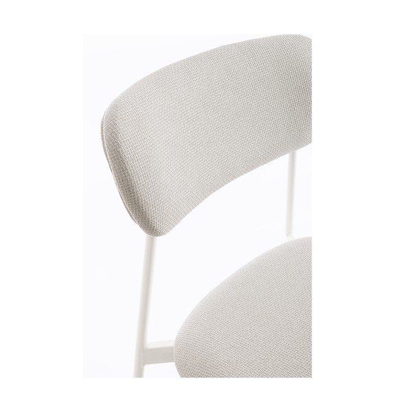 Balts polsterēts pusdienu krēsls Inka – Yes Everyday-image-1
