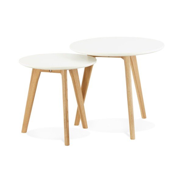 2 uzglabāšanas galdu komplekts Kokoon Design Espino-image-3