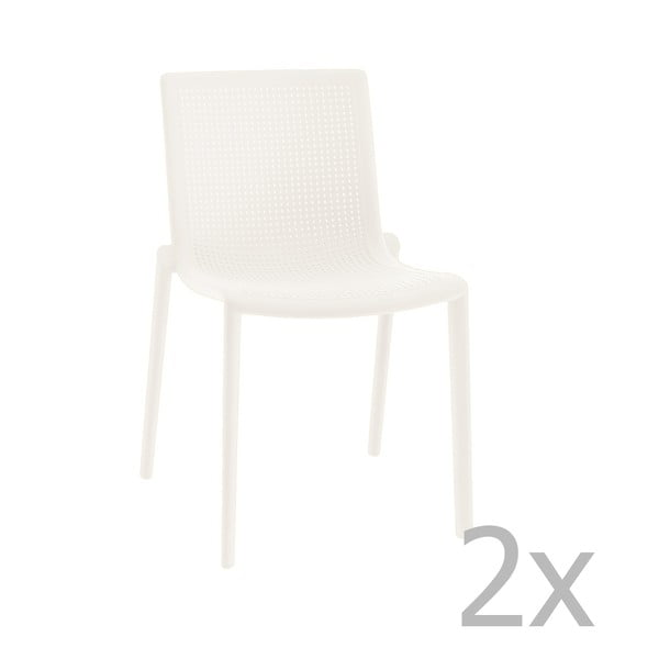 2 baltu dārza krēslu komplekts Resol Beekat Simple