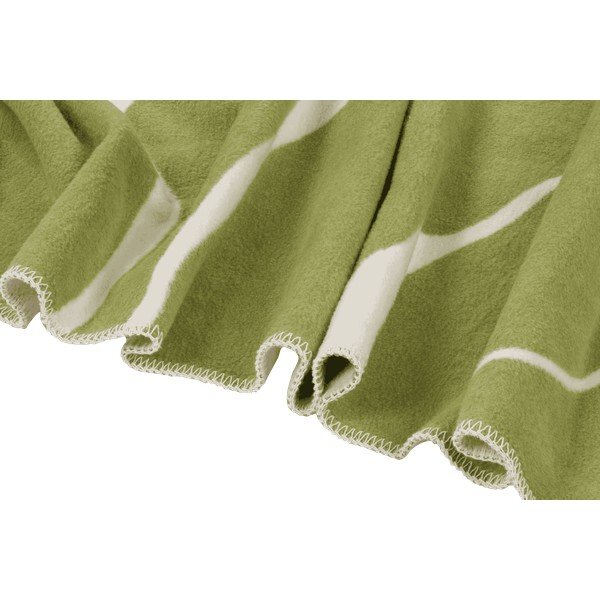 Zaļš/krēmkrāsas pleds 150x200 cm Felu – noo.ma-image-4