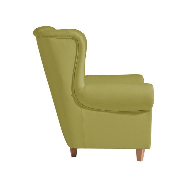 Max Winzer Vary Leather zaļš ādas imitācijas krēsls-image-2