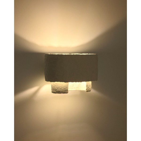 Balta sienas lampa Bedala – Kave Home-image-1