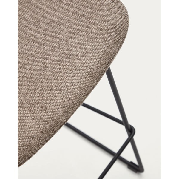 Gaiši brūns bāra krēsls (sēdekļa augstums 76 cm) Zahara – Kave Home-image-4