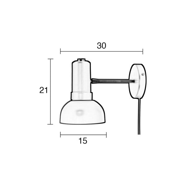 Pelēka/rozā sienas lampa Zuiver Charlie-image-2