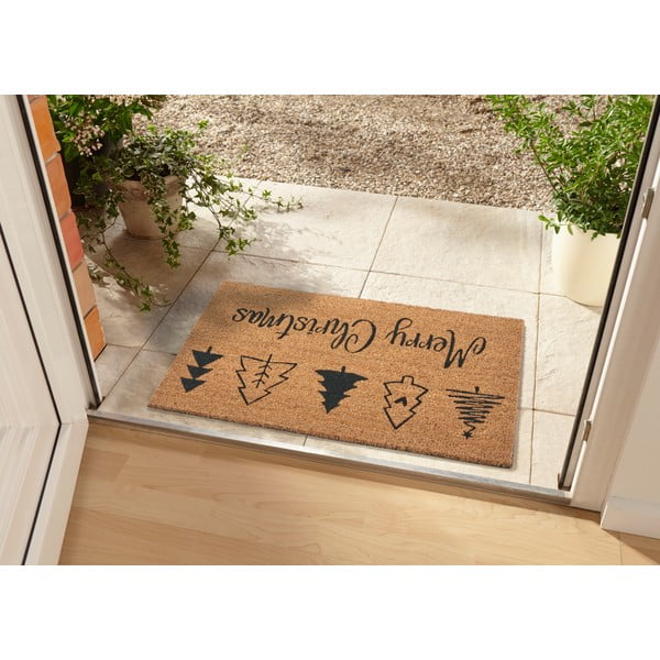 Kokosšķiedras kājslauķis ar Ziemassvētku motīvu 45x75 cm – Hanse Home-image-1