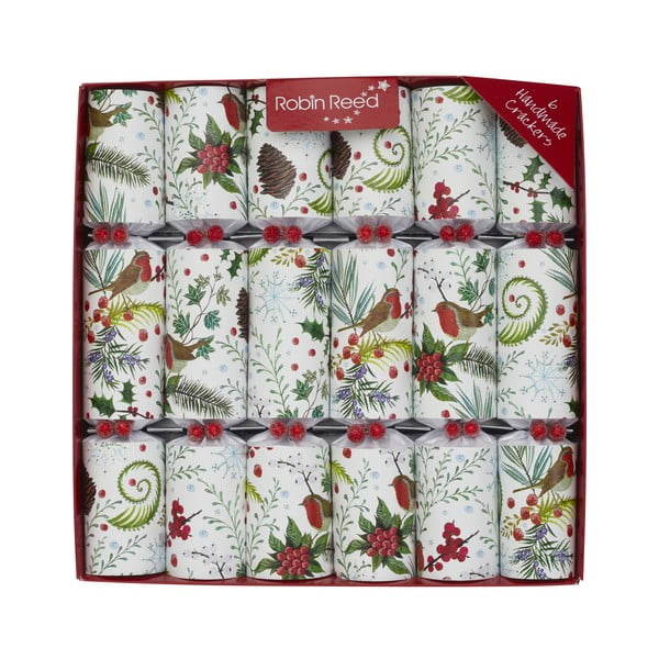 Ziemassvētku pārsteiguma konfektes (6 gab.) Festive Foliage – Robin Reed