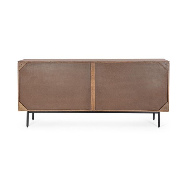 Dabīga toņa mango masīvkoka kumode 170x75x40 cm Tadita – Bizzotto-image-3