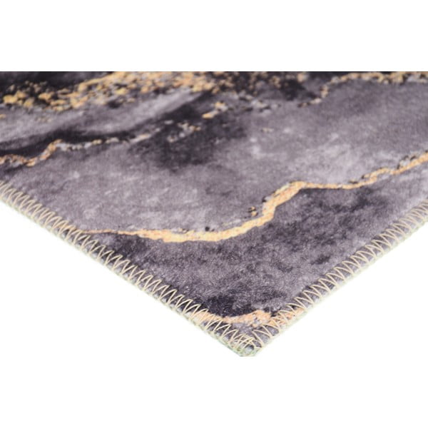 Pelēks mazgājams paklājs 230x160 cm – Vitaus-image-2