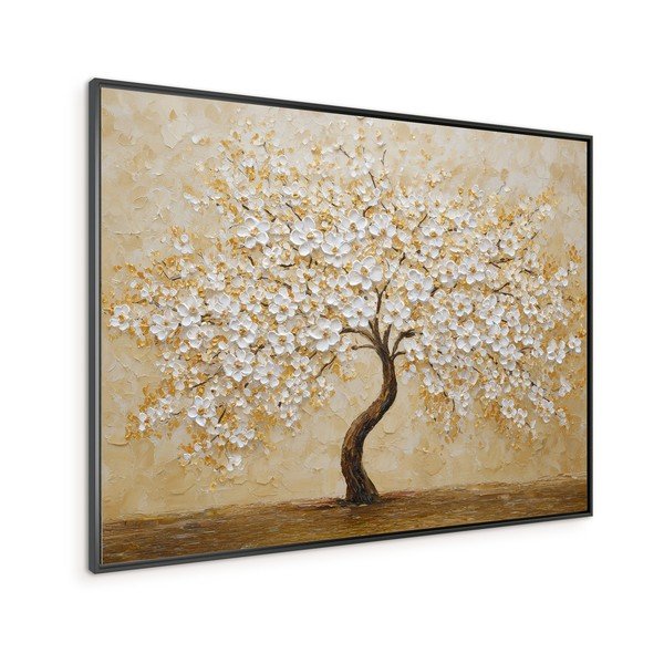 Drukāta glezna ar rāmi 80x60 cm Golden Tree – Styler-image-3
