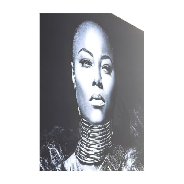 Melnbalta glazēta glezna Kare Design Lady Knight, 150 x 100 cm-image-2