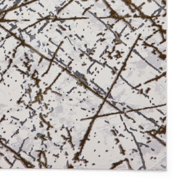 Gaiši pelēks/zelta krāsas paklājs 80x150 cm Artemis – Think Rugs-image-4