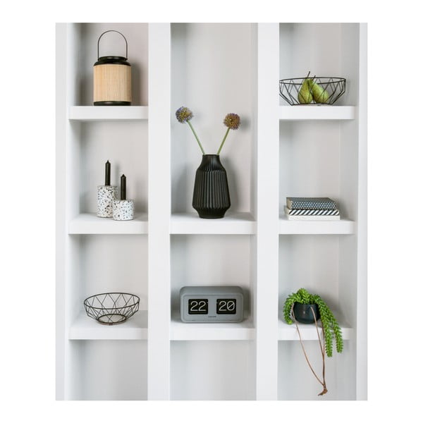 Pelēks galda pulkstenis Karlsson Bold Flip-image-2