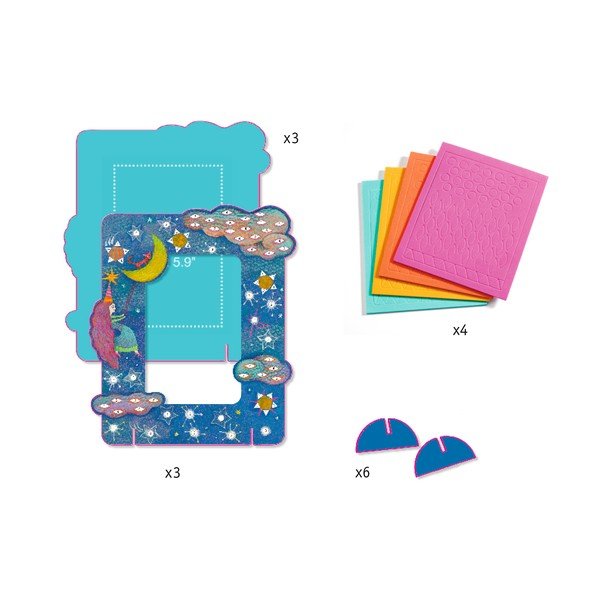 Komplekts 3 rāmīšu izgatavošanai Djeco Dreamer-image-2