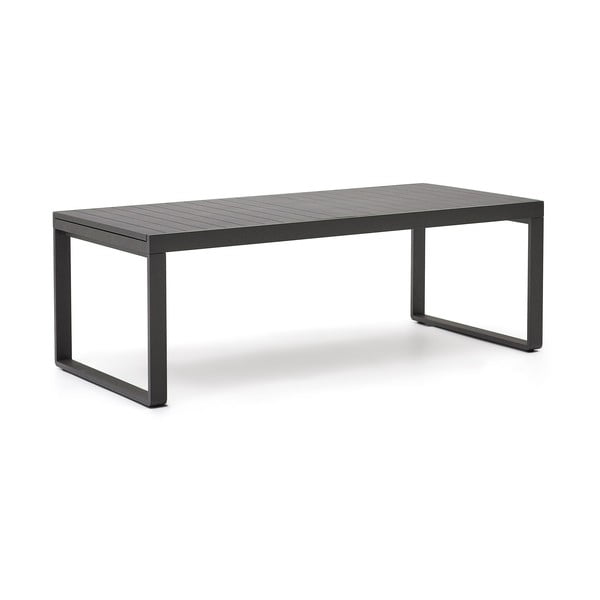 Metāla dārza ēdamgalds 100.5x220 cm Galdana – Kave Home-image-3