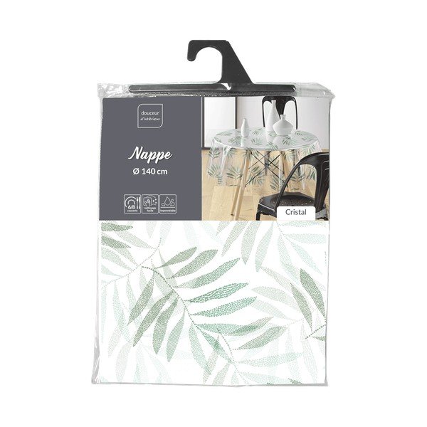 Ar mitru drānu noslaukāms galdauts ø 140 cm Verdalis – douceur d'intérieur