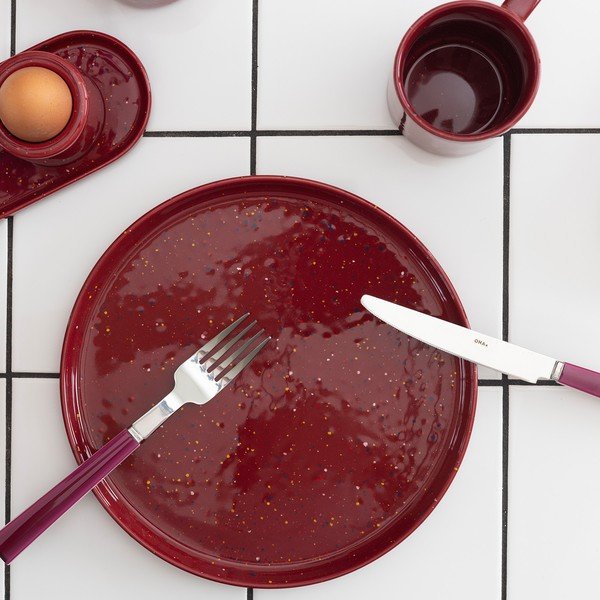 Bordo porcelāna šķīvis ø 25 cm Fika – ONA-image-1