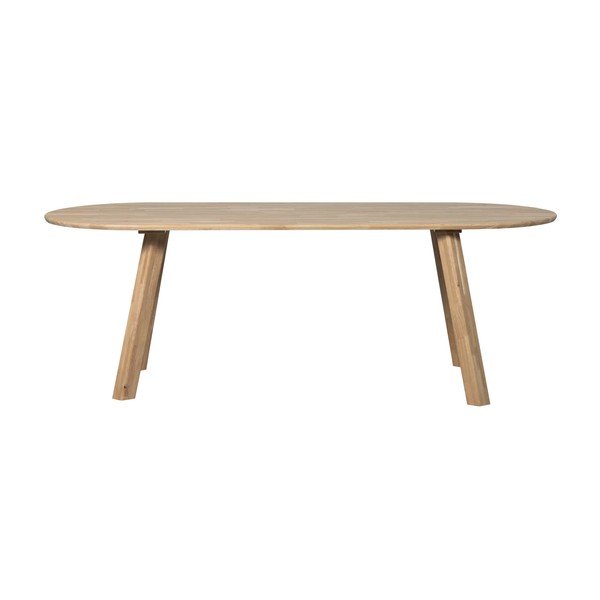 Ozola masīvkoka ēdamgalds 90x220 cm Tablo – WOOOD