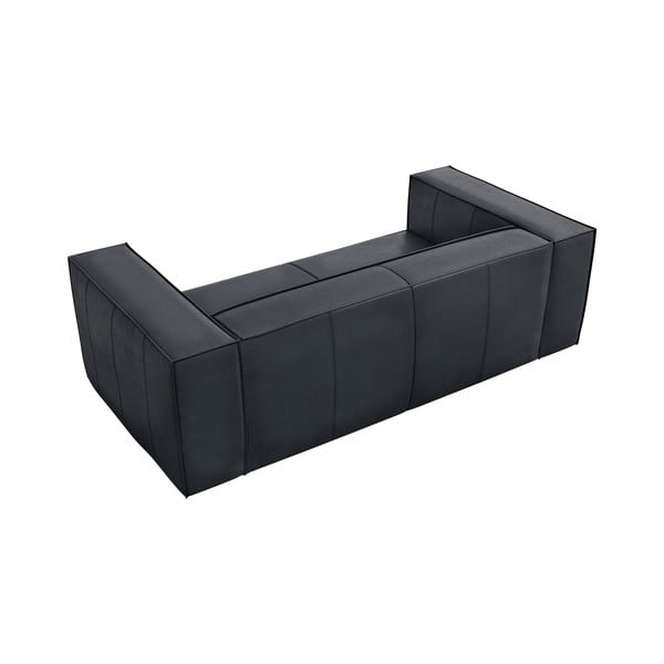 Tumši zils ādas dīvāns 212 cm Madame – Windsor & Co Sofas-image-3