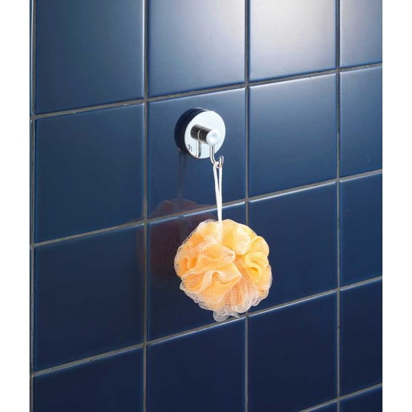 Spīdīgas sudraba krāsas plastmasas pašlīmējoši āķi (2 gab.) Vacuum-Loc – Wenko-image-3