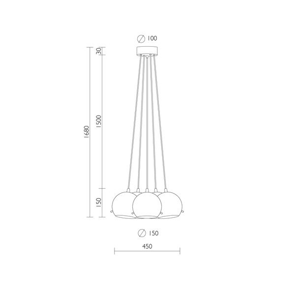 Griestu lampa vara krāsā Sotto Luce MYOO MYOO Elementary 5BS-image-2