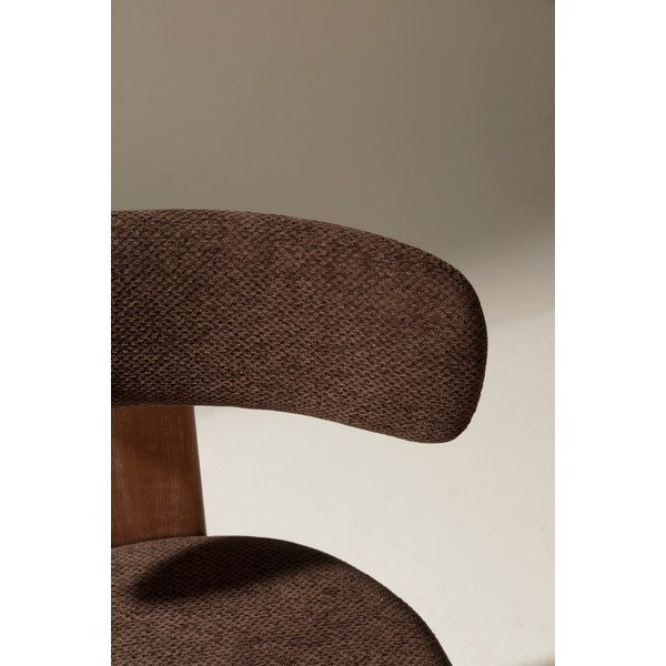 Brūni polsterēti pusdienu krēsli (2 gab.) Nadia – MOME-image-2