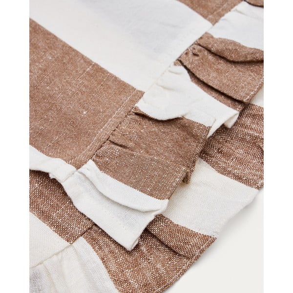 Galda celiņš no lina maisījuma 50x150 cm Maura – Kave Home-image-2