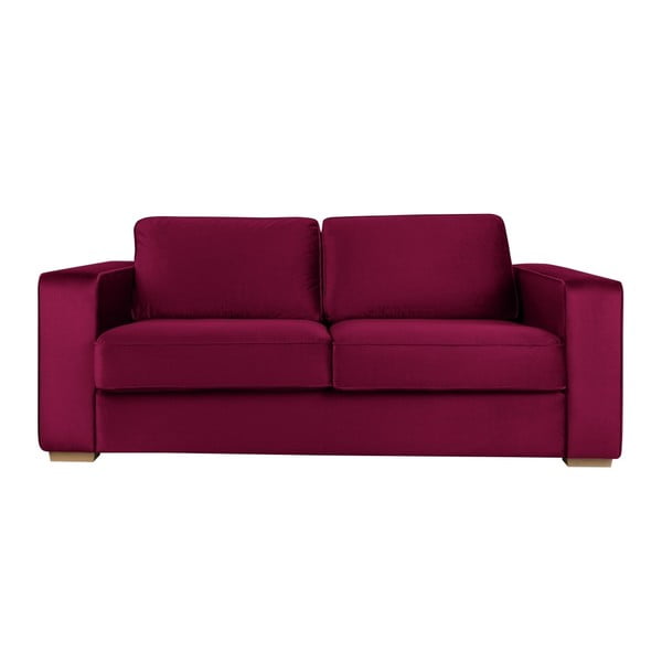 Fuschia trīsvietīgs dīvāns Cosmopolitan dizains Čikāga