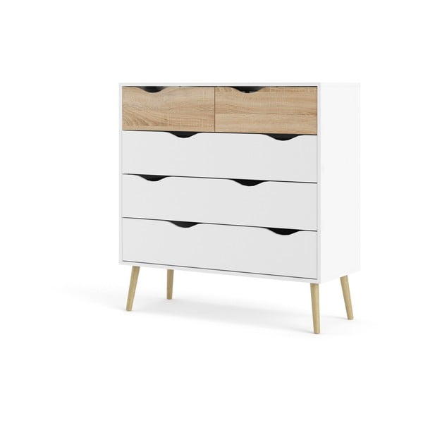 Balta kumode Tvilum Oslo, 99 x 101 cm-image-3