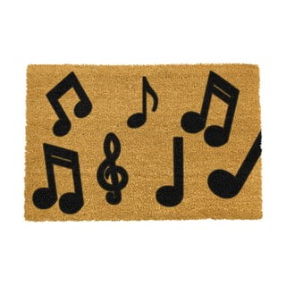 Dabīgās kokosšķiedras paklājs Artsy Doormats Music Notes, 40 x 60 cm