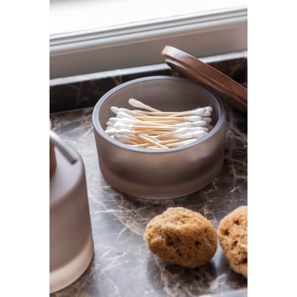 Brūns stikla vannas istabas organizators vates plāksnītēm Modest – Mette Ditmer Denmark-image-1