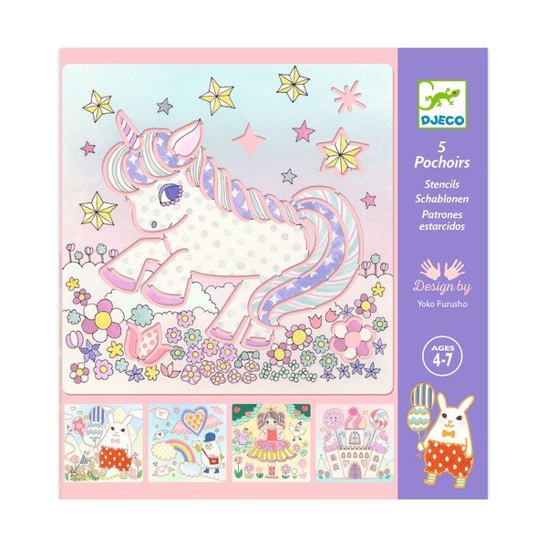 4 veidņu komplekts Djeco Kawaii-image-1