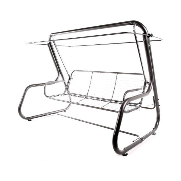 Pelēka metāla dārza šūpoles Rimini – Dajar-image-1