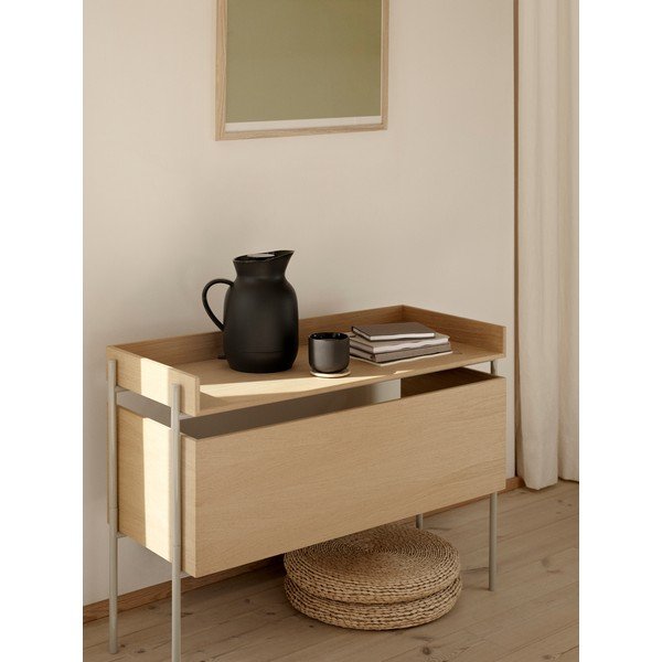 Melns plastmasas termosa kanna 1 l Amphora – Stelton-image-1