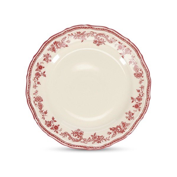 Bordo/ziloņkaula krāsas deserta porcelāna šķīvis ø 21,5 cm Cyril – S|P Collection
