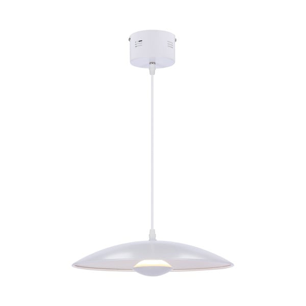 Balta LED piekaramā lampa ar metāla abažūru Lund – Candellux Lighting-image-2