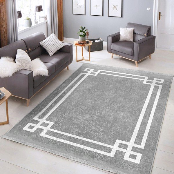 Pelēks paklājs 160x230 cm – Mila Home-image-3