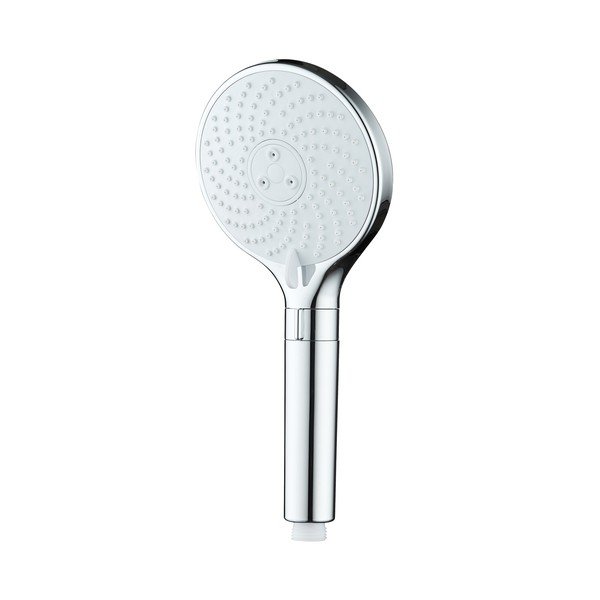 Spīdīgas sudraba krāsas plastmasas dušas galva ø 12 cm Water Saving – Wenko-image-3