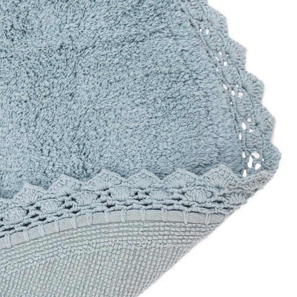 Zils ar rokām darināts paklājs Nattiot Perla, ø 110 cm-image-3