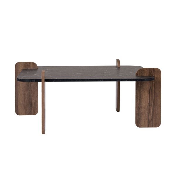 Melns žurnālgaldiņš 90x90 cm Marais – Nordure-image-4