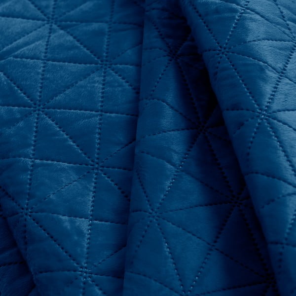 Zils gultas pārklājs AmeliaHome Laila Royal, 220 x 240 cm-image-3