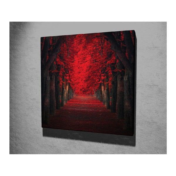 Sienas glezna uz audekla Red Trees, 45 x 45 cm-image-2