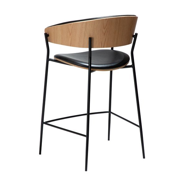 Melns bāra krēsls (sēdekļa augstums 63,5 cm) Crib – DAN-FORM Denmark-image-3