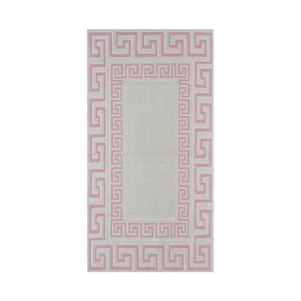Pūderrozā izturīgs paklājs Vitaus Versace Pudra, 80 x 300 cm-image-2