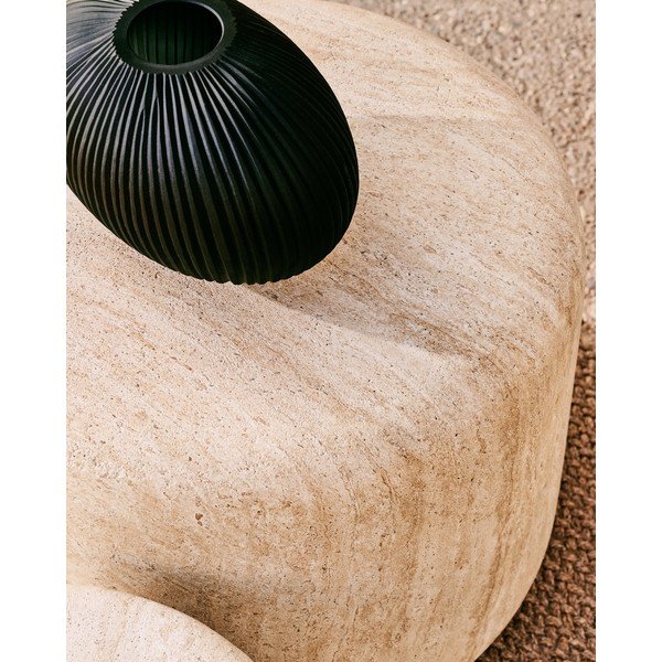 Betona apaļš dārza galdiņš ø 60 cm Drasi – Kave Home-image-2