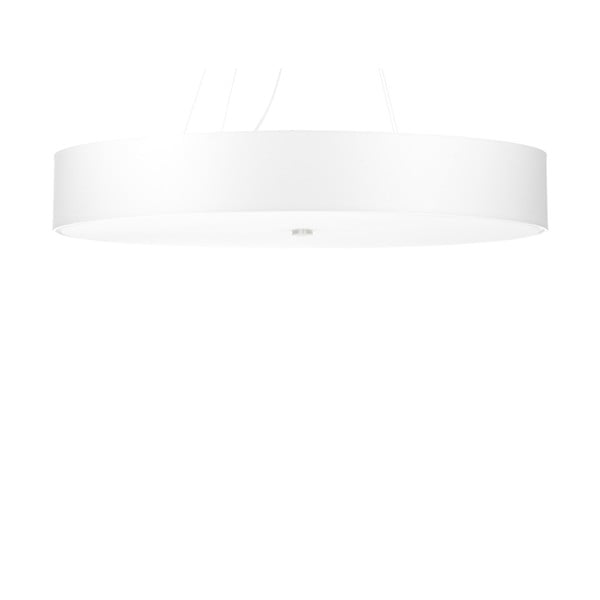 Balta piekaramā lampa ar auduma abažūru ø 90 cm Herra – Nice Lamps